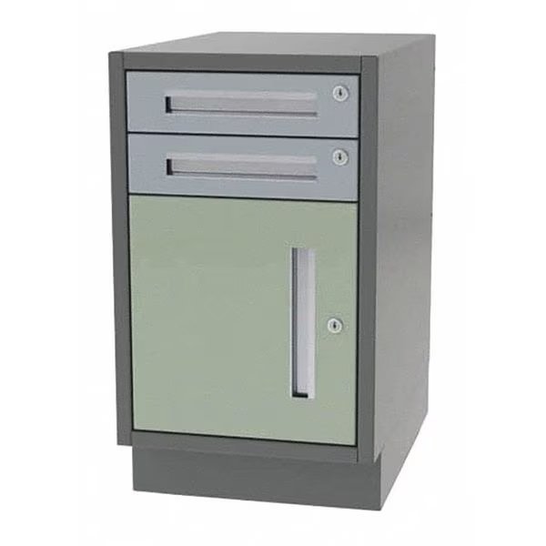 Lab Cabinet, 2 Drwr/1 Door, 18