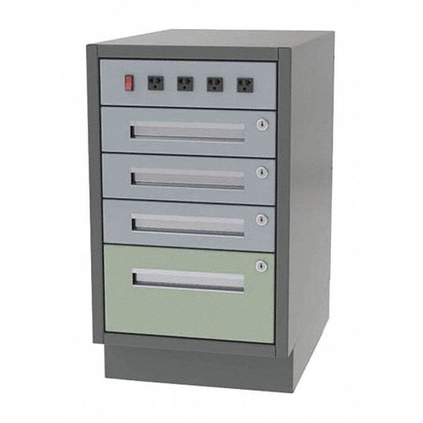 Lab Cabinet, 4 Drawer, 24