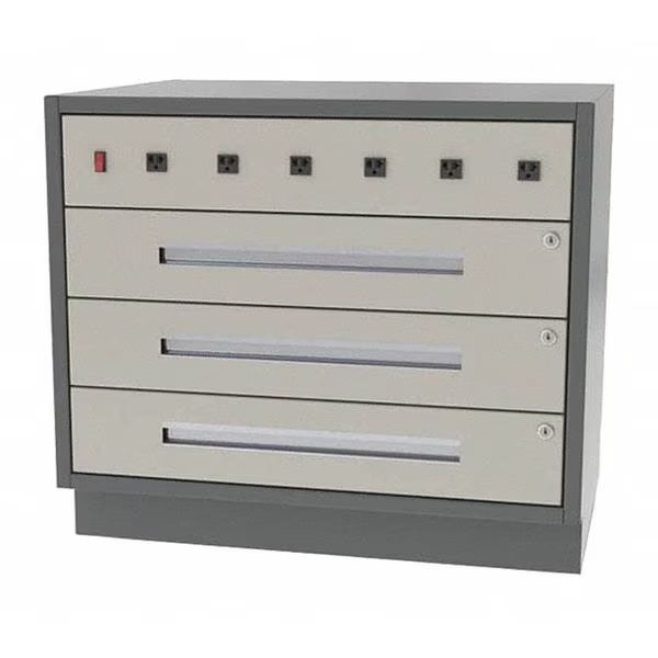 Lab Cabinet, 3 Drawer, 48