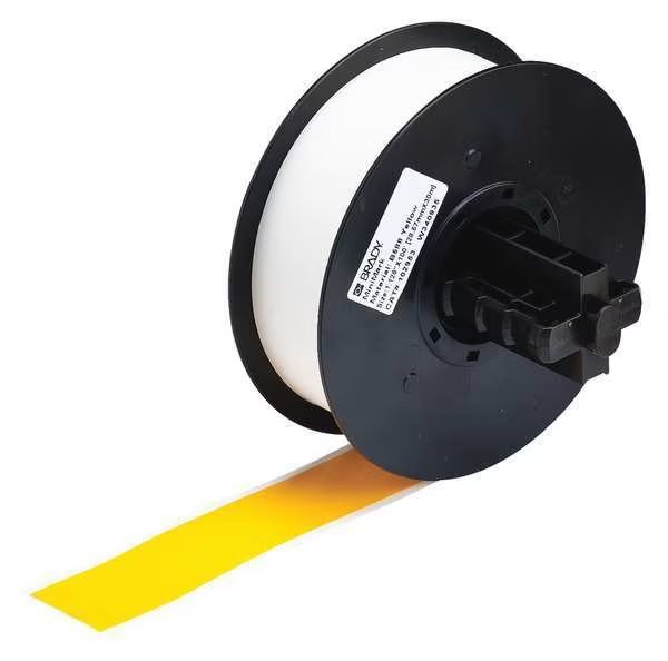 Label Tape Cartridge, Ylw, 1.125Inx100ft, Brady, Mfr#: 113194