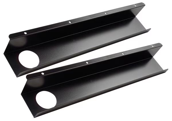 Cable Management Tray, 21-1/2In, Black, 2PK, Mooreco, Mfr#: 65850