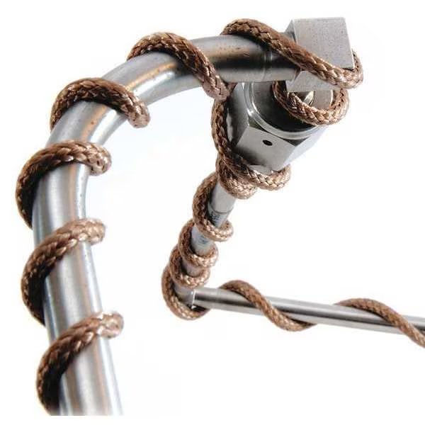 Heating Cord, 120VAC, 64W, 3 ft., Max. Temp. 900°F (482°C), Briskheat, Mfr#: HTC451001