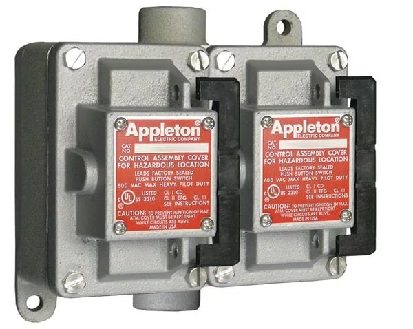 Tumbler Switch, EDSC Series, 2 Gang, 1-Pole, Appleton Electric, Mfr#: EDSC250-R1