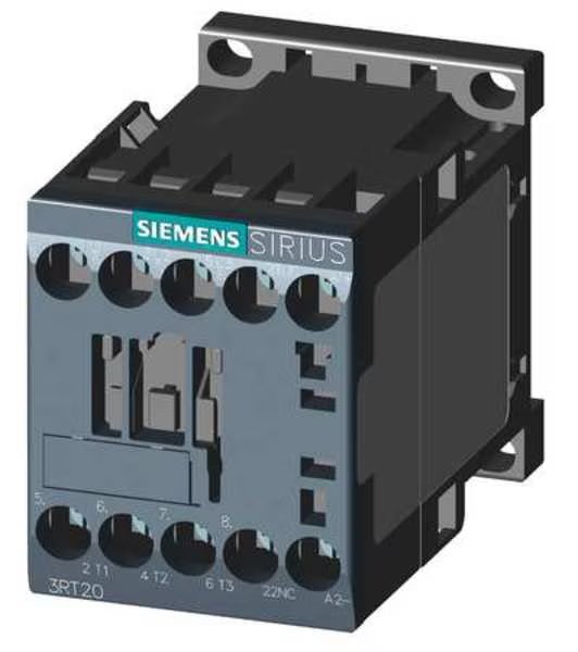 IEC Magnetic Contactor, 3 Poles, 24 V DC, 7 A, Reversing: No, Siemens, Mfr#: 3RT20151BB42