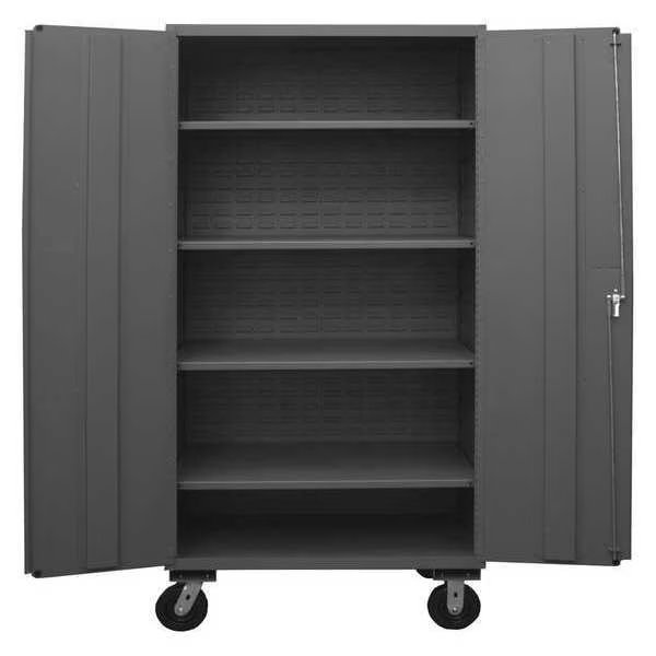 Cabinet, Flush Door, Mobile, 16 Gauge, Durham Mfg, Mfr#: 2502M-BLP-4S-95