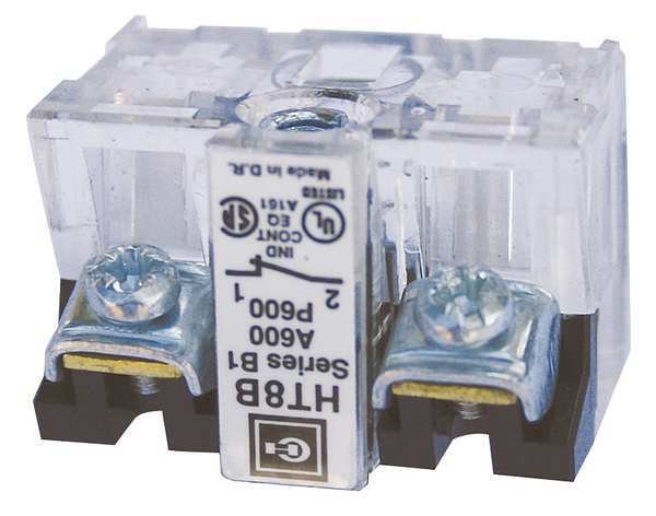 Contact Block, NC, 30mm, Clear, Eaton, Mfr#: HT8B