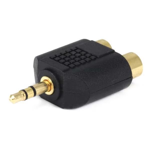 3.5mm S Plug to RCA Jack x2 Splitter, Monoprice, Mfr#: 7189
