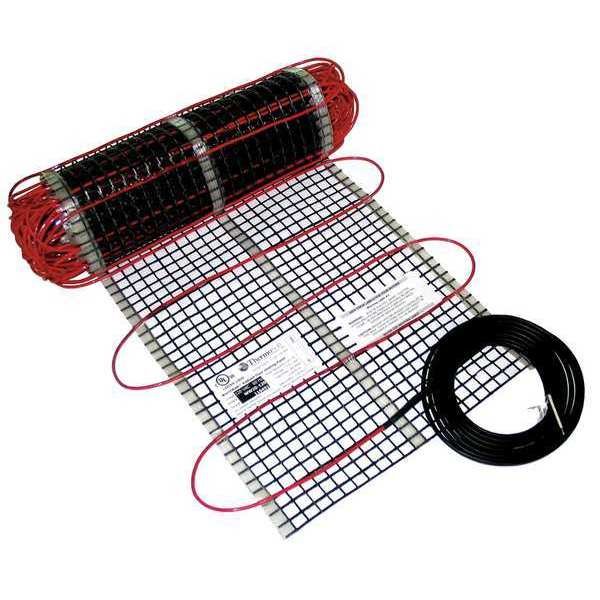 Electric Floor Heating Mat, 15 ft. L, Thermosoft, Mfr#: WW15-120