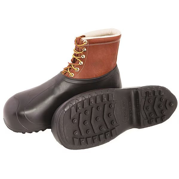 Ice Traction Overshoes, Rubber, 6.5-8, PR, Tingley, Mfr#: 1350
