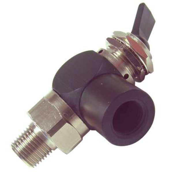 Toggle Valve, 3 Way, NC, 1/8 In, NPT, Pneumadyne, Mfr#: H11-30-14