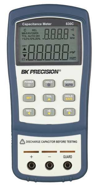 Capacitance Meter, Handheld, B&K Precision, Mfr#: 830C