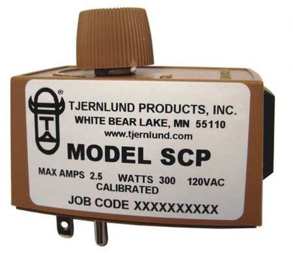 Speed Control, Plug In, 115v, 3 Amp, Tjernlund Products, Mfr#: SCP