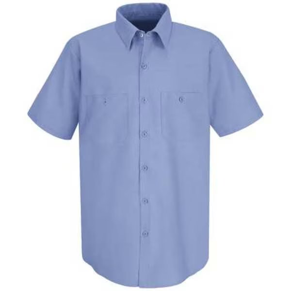 Short Slv, Blu, 65 per PET/35 per Ctn, XL, Red Kap, Mfr#: SP24LB SS XL