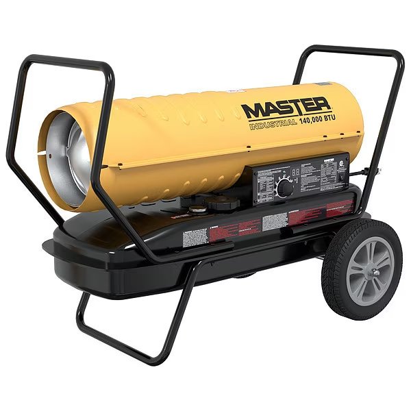 Portable Oil and Kerosene Torpedo Heater, Master, Mfr#: 140TMHD-KFA