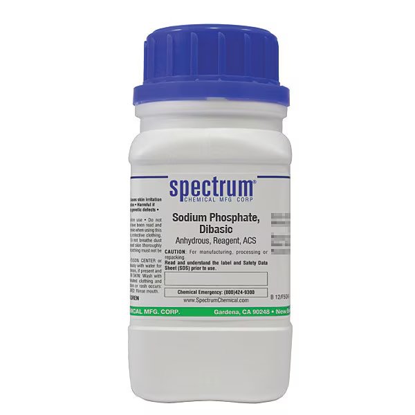 Sdm Phspht, Dibasic, Anhdrs, Rgnt, ACS, 125g, Spectrum, Mfr#: S1400-125GM