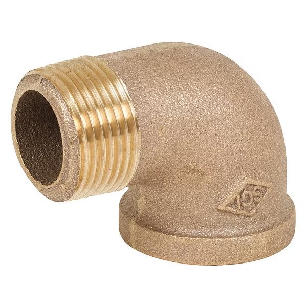 Street 90 deg, 1-1/4", 125, Brz Nl, Smith-Cooper, Mfr#: 4385006930
