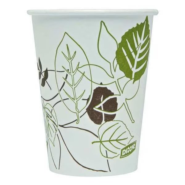 Disposable Hot cup 8 oz. White, Paper, Pk500, Dixie, Mfr#: 2338WS
