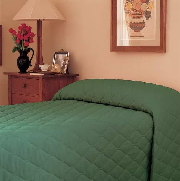 Bedspread, Twin, Forest Green, Martex, Mfr#: Mainspread