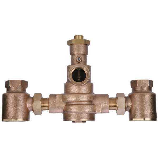Mixing Valve, Brass, 64 gpm, Powers, Mfr#: 3/4 x 1 LFMM432-1
