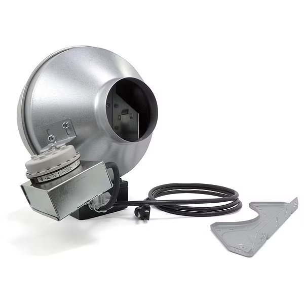 Dryer Booster Duct Fan, 115V, 9-3/4 Dia., Fantech, Mfr#: DBF 4XL