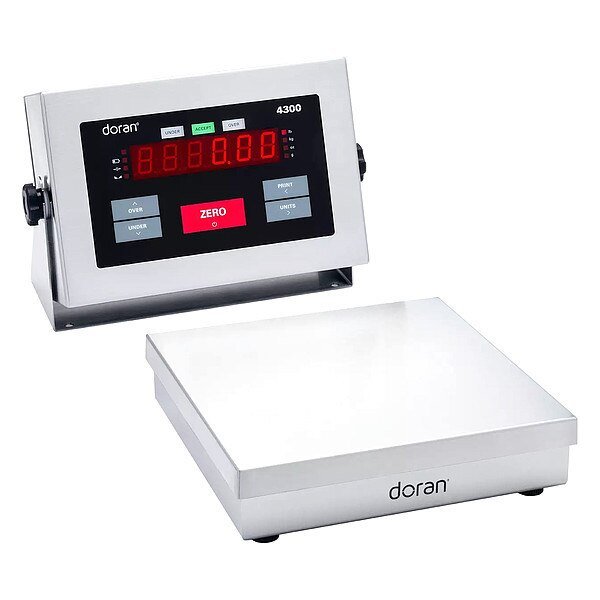 Digital Platform Bench Scale 25 lb. Capacity, Doran, Mfr#: 4325