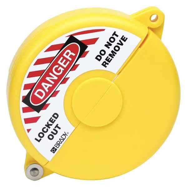Gate Valve Lockout, Fits Sz 2-1/2 to 5, Brady, Mfr#: 65591