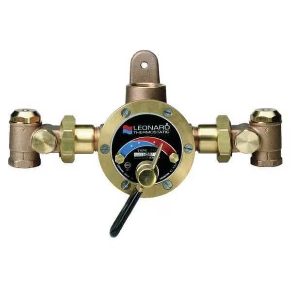 Steam and Water Mixing Valve, Brass, Leonard Valve, Mfr#: TMS-25-RF