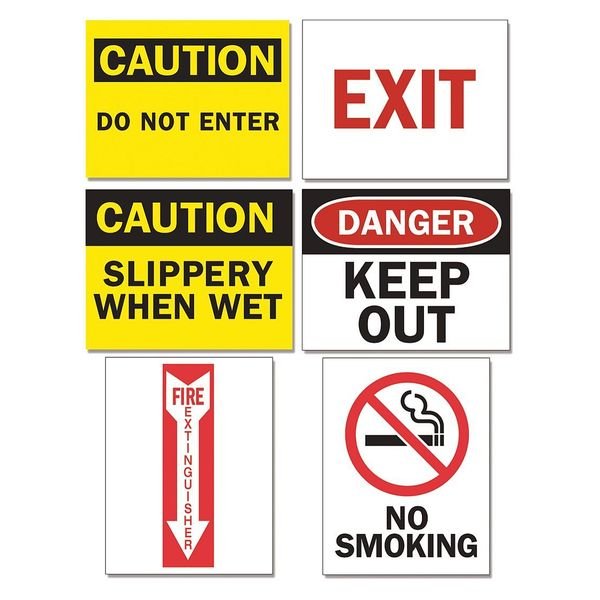 Sign Inserts, Assorted Signs, PK12, Tarifold, Mfr#: P1949TA