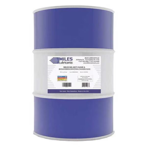 Metal Working Cleaner, Concentrate, 55 gal, Miles Lubricants, Mfr#: MM2000101
