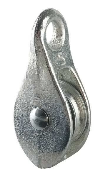 Pulley Block, Fibrous Rope, 1/4 in Max Cable Size, Not Rated Max Load, Electro-Galvanized, Peerless, Mfr#: 3-030-03-56-