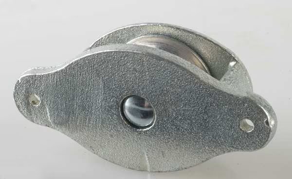Cheek Block, Fibrous Rope, 3/8 in Max Cable Size, Not Rated Max Load, Electro-Galvanized, Peerless, Mfr#: 3-020-15-86-