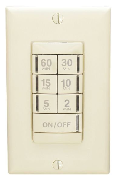 Timer Switch, 60 Min, Ivory, Sensorswitch, Mfr#: PTS 60 IV