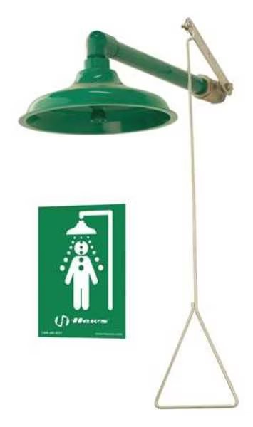 Emergency Shower, Horiz/Vert, 20 gpm, Haws, Mfr#: 8130