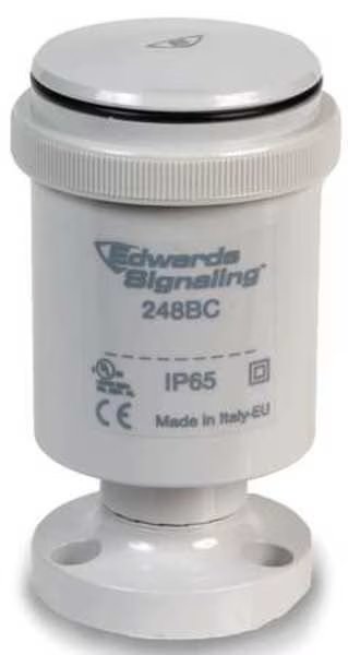 Base for Stacklight 48mm, Gray, Edwards Signaling, Mfr#: 248BC