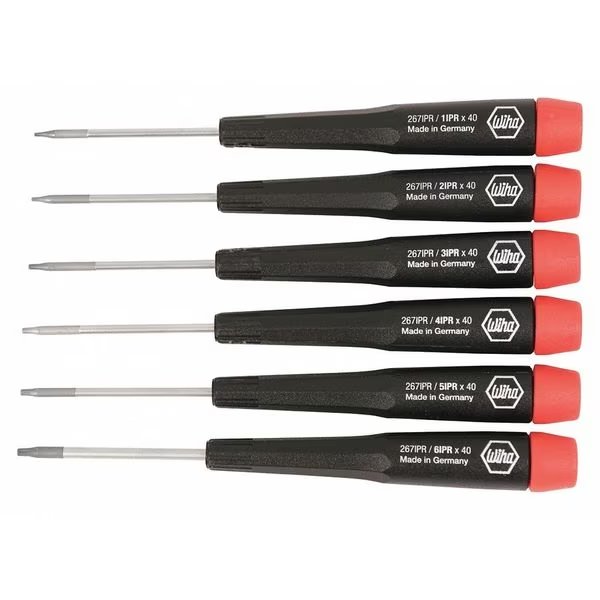 Precision Screwdriver Set, Pentalobe, 6pcs, Wiha, Mfr#: 26794