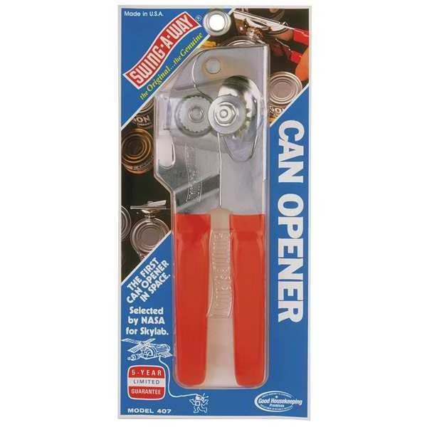 Red Portable Can Opener, Crestware, Mfr#: CO407R