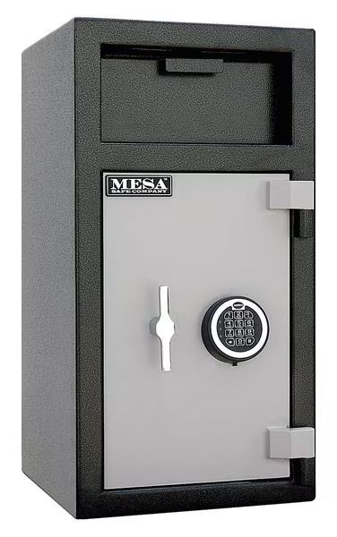 Depository Safe, with Electronic 122 lb, 1.3 cu ft, Steel, Mesa Safe Co, Mfr#: MFL2714EILK