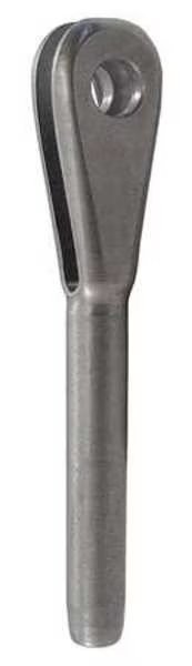 Fork End, 304 SS, Cable Size 3/16, Loos, Mfr#: MS20667-6
