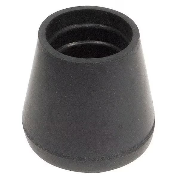 Protective Leg Tip, SlipOn, Rd, 19/32