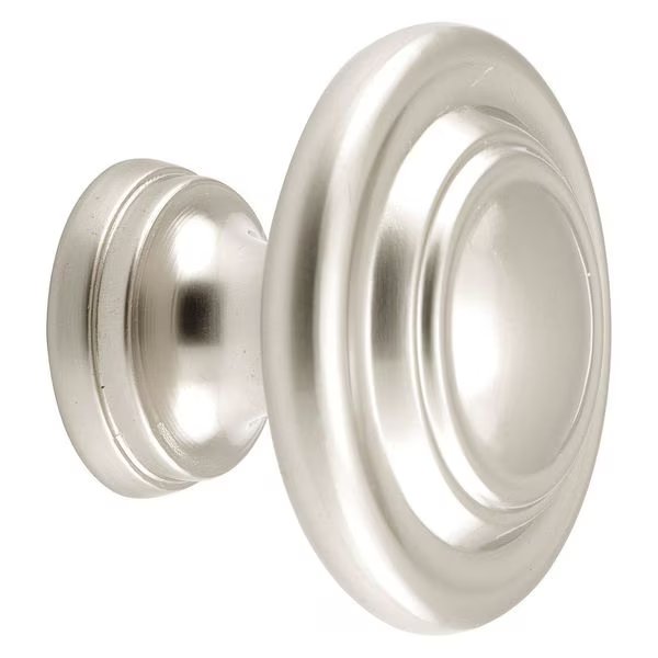 Bi-Fold Door Knob, 1-11/16 in. Outside Diameter, Diecast, Satin Nickel Plated (2 Pack), Primeline Tools, Mfr#: MP7372