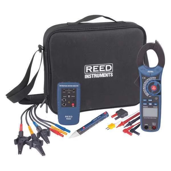 Phase Rotation/Clamp Meter Kit, Reed Instruments, Mfr#: R5004-KIT