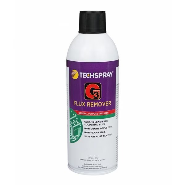 G3 Flux Remover, Non Flammable, 16 oz, Techspray, Mfr#: 1631-16S