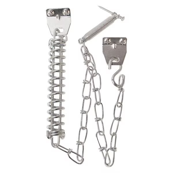 Door Protector Chain and Spring, Zinc Plated (Single Pack), Primeline Tools, Mfr#: K 5026