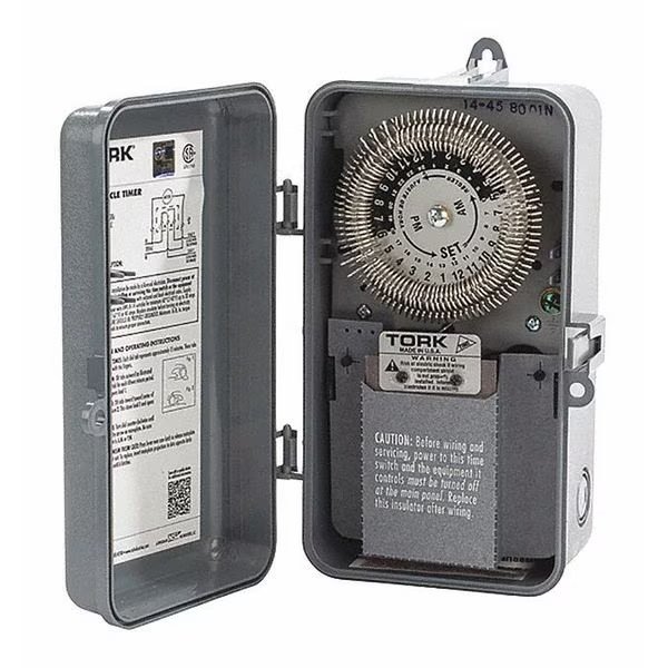 Cycle Timer 20A 120V Spdt Out 24 Hour, Tork, Mfr#: 8001-N