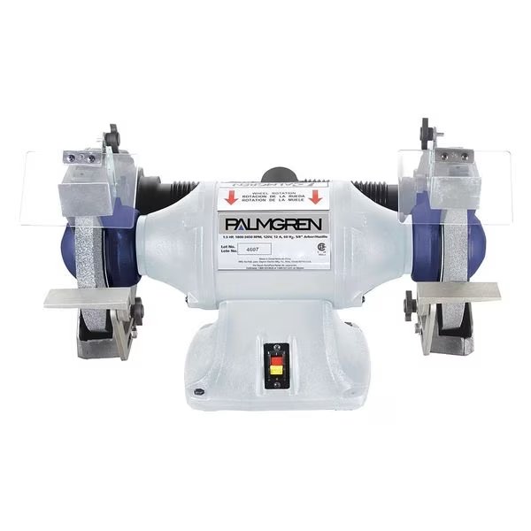 Grinder, w/Dust Collection, 1HP, 220/440V, Palmgren, Mfr#: 9682102