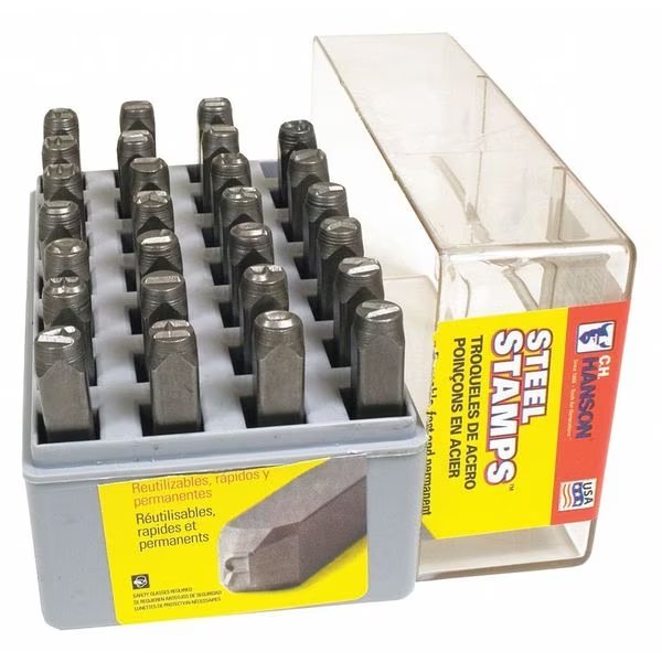 Standard Letter Stamp Set, 1/16