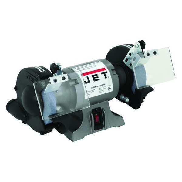 Bench Grinder, 6 in Max. Wheel Dia, 3/4 in Max. Wheel Thickness, 36/60 Grinding Wheel Grit, Jet, Mfr#: 577101