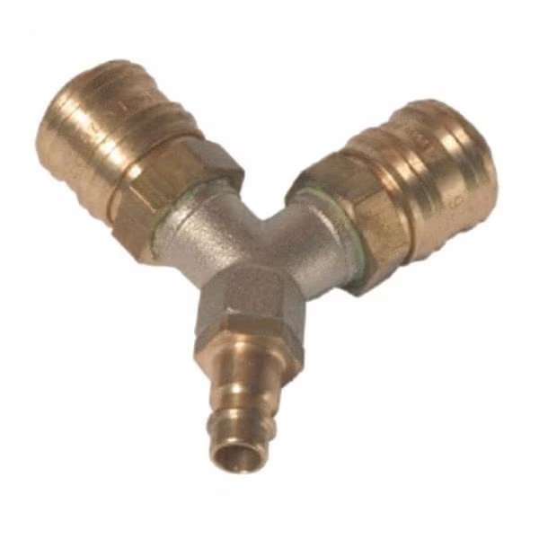 Dual Operator, Air Supply Y-Fitting, Mirka, Mfr#: MV-DOF-A