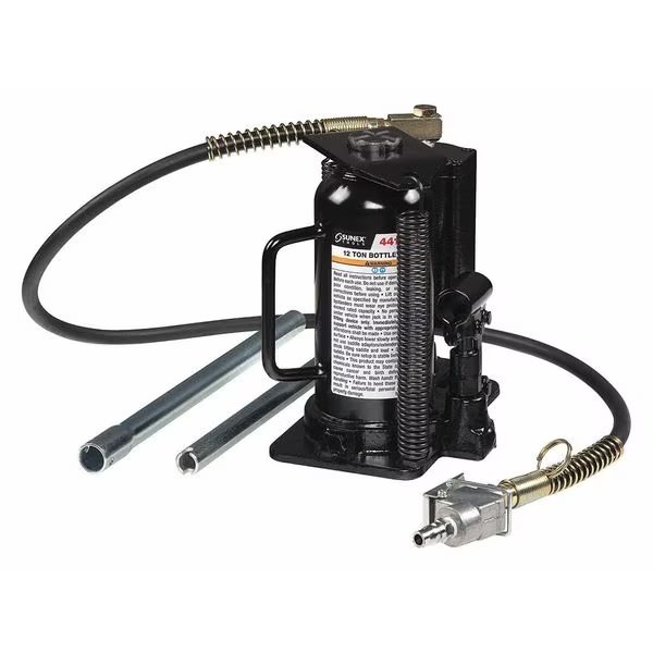 Air Hydrlc Bttle Jack, Fully Wldd, 12 tons, Sunex, Mfr#: 4412AH
