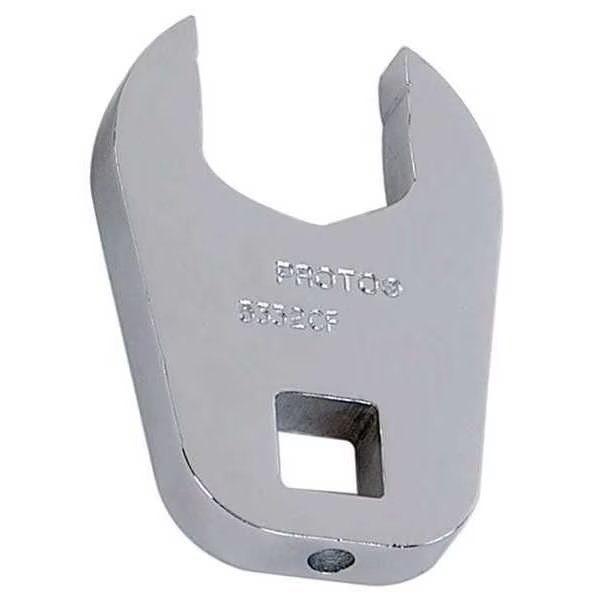 1/2" Drive, Metric 46mm Crowfoot Socket Wrench, Open End Head, Full Polish Finish, Proto, Mfr#: J5346MCF